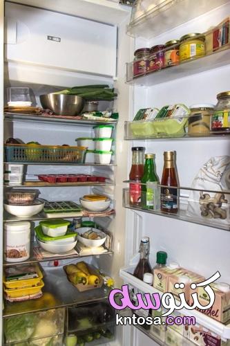 تخزين بقايا الطعام في الثلاجة